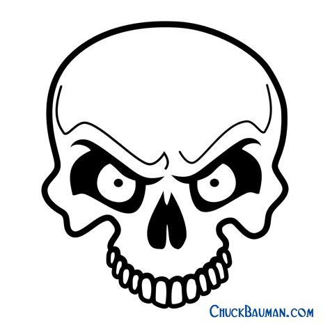 Skulls Airbrushing - FREE Skull Airbrushing Stencils - FREE airbrushing tools resources