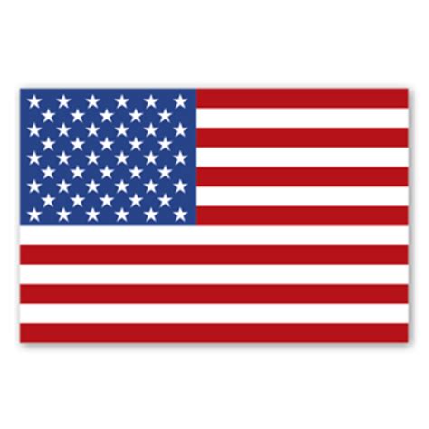 USA Flag Sticker - Sticker Mania