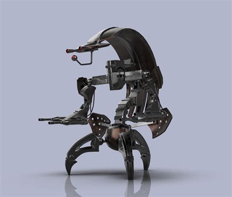 ArtStation - Droideka ( Star Wars Fun Art/ The Clone Wars Style )