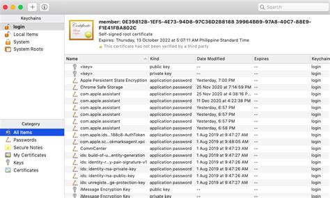 Changing Your Mac Keychain Password