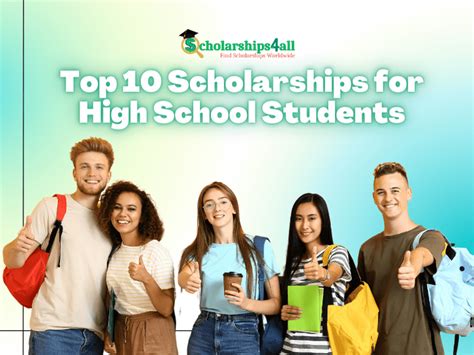 Top 10 Scholarships for High School Students - Scholarships4all.com