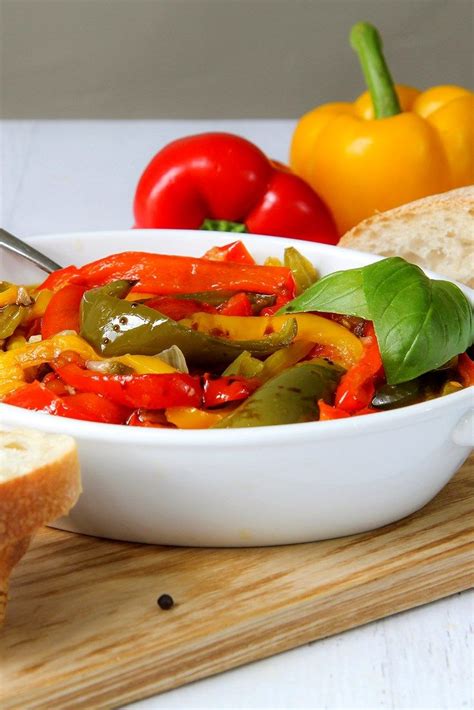 Peperonata Recipe | Recipe | Vegan side dishes, Stuffed peppers ...