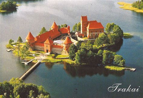 A Journey of Postcards: Trakai Island Castle, Lithuania