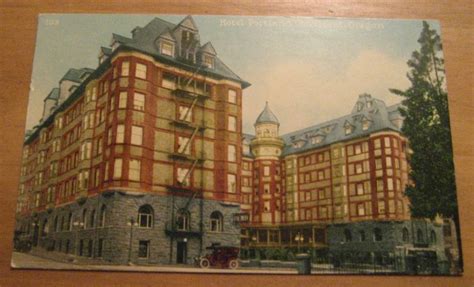 Vintage Hotel Portland Portland Oregon Postcard