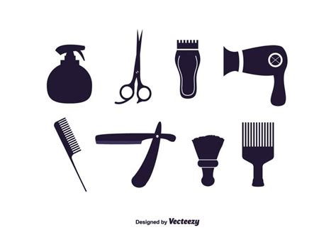 Vector Set of Barber Tools 104653 Vector Art at Vecteezy