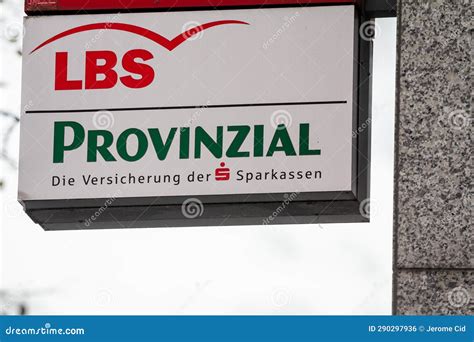 DUISBURG, GERMANY - NOVEMBER 11, 2022: Logos of LBS and Provinzial in ...