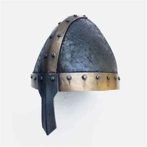 MEDIEVAL LARP NORMAN Viking Norse Helmet Armor Helmet Replica Handmade 18GA SCA. $75.65 - PicClick