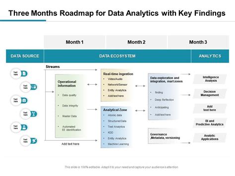 Three Months Roadmap For Data Analytics With Key Findings ...