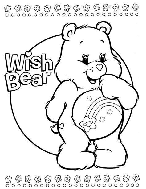 Wish Bear From Care Bears Coloring Book - Coloring Pages