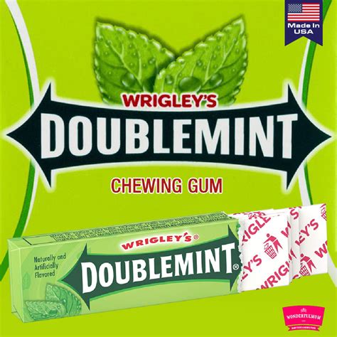 Wrigley's Doublemint Chewing Gum - Wonderfulmom.lk