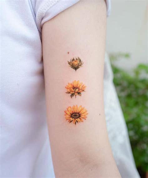 Aprender sobre 115+ imagem girassol aquarela tattoo - br.thptnganamst ...