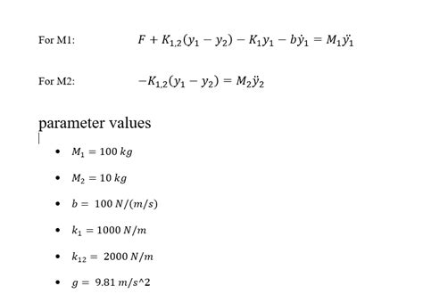 Solved d. natural frequency e. Is it overdamped, | Chegg.com