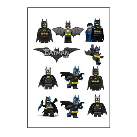 Lego Batman Movie Temporary Tattoos