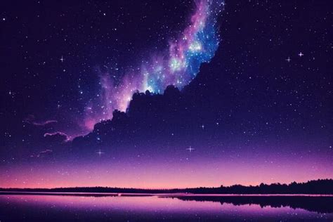 Purple Night Sky Stock Photos, Images and Backgrounds for Free Download