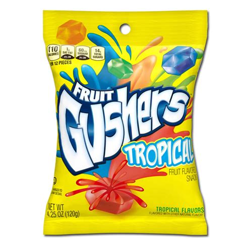 Gushers Tropical 4.25oz Pouches – Sweets and Geeks