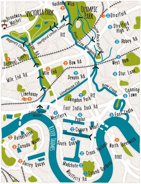 London’s Canals & Rivers – Mapping London