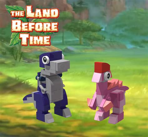 LEGO MOC The Land Before Time Characters Chomper and Ruby by ConsFavorites | Rebrickable - Build ...