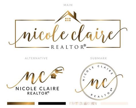 Realtor logo, Real Estate logo design, Branding Kit, Realty Logo design ...