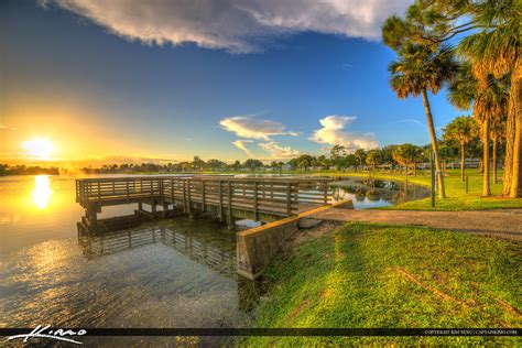 Royal Palm Beach Florida Pier at Park