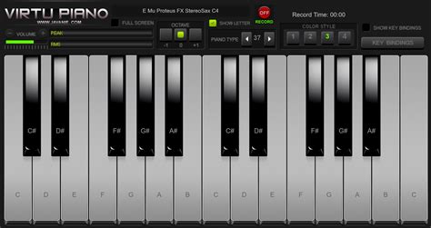 Play Virtu Piano Online: Free Online Virtual Piano Keyboard Simulator ...