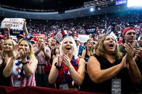 Trump's rally in Cincinnati: The president and his followers imagine a world without Democratic ...