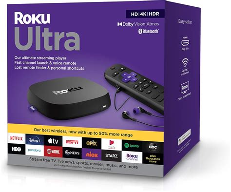 Roku Ultra 2020 | Streaming Media Player HD/4K/HDR/Dolby Vision with ...