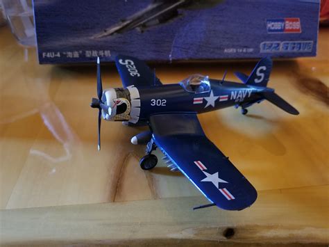 Easy Build F4U-4 Corsair -- Plastic Model Airplane Kit -- 1/72 Scale -- #80218 pictures by LT ...