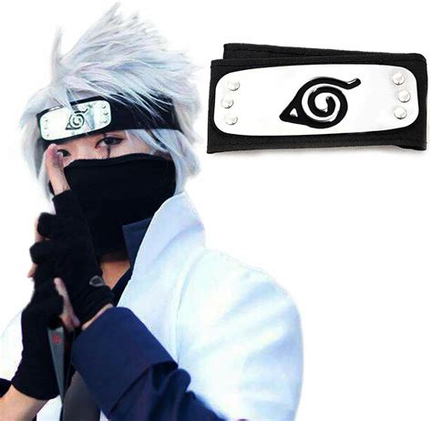 US! Naruto Shippuden Hidden Leaf Village Black Ninja Cosplay Headband Xmas Gift | eBay