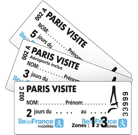 Paris Visite Pass: abbonamento mezzi Parigi | VIVI Parigi