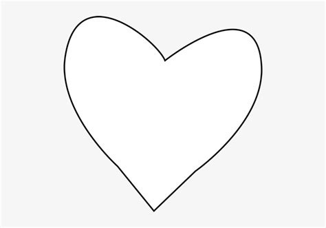 Broken Heart Clipart Outline - White Heart Clip Art Transparent PNG ...