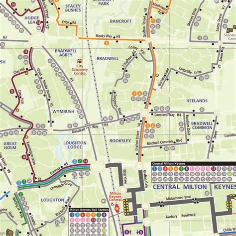 Bus Maps for Milton Keynes Council by Lovell Johns