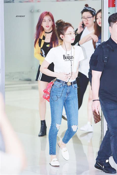 Blackpink Jennie Airport Fashion 7 August 2017 Gimpo 11