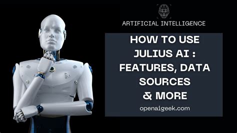 How to Use Julius AI | Features, Data Sources & More