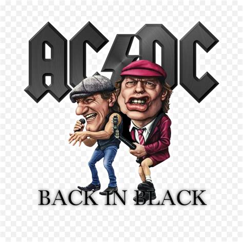 Acdc - Ac Dc Poster Back In Black Png,Ac/dc Logo - free transparent png images - pngaaa.com