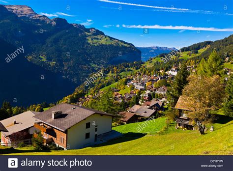 Wengen, Swiss Alps, Canton Bern, Switzerland Stock Photo: 55929773 - Alamy