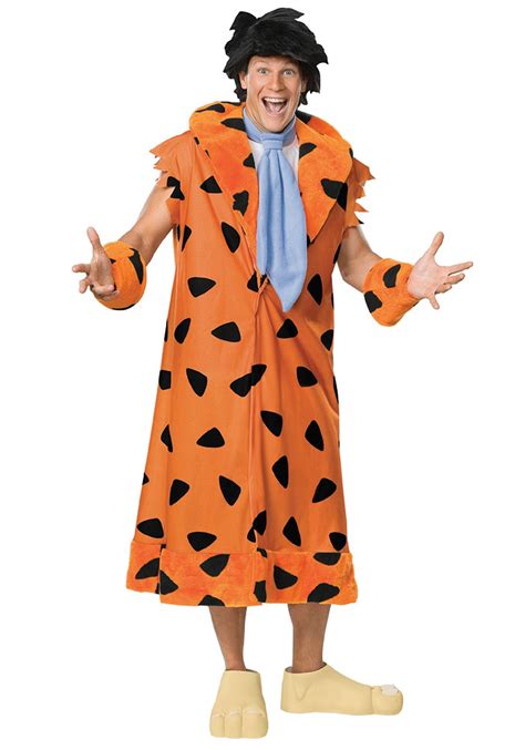 Men's Fred Flintstone Plus Size Costume | Caveman Costume