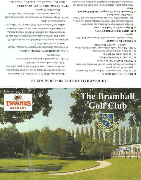 Bramhall Golf Club - Course Profile | Course Database