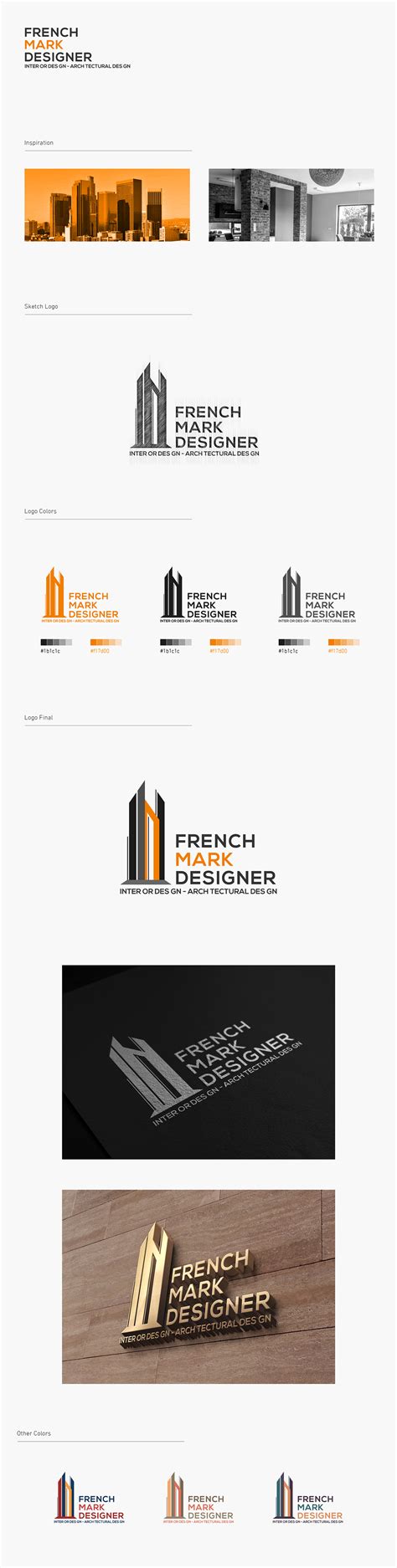 French Mark Designer Logo Design on Behance