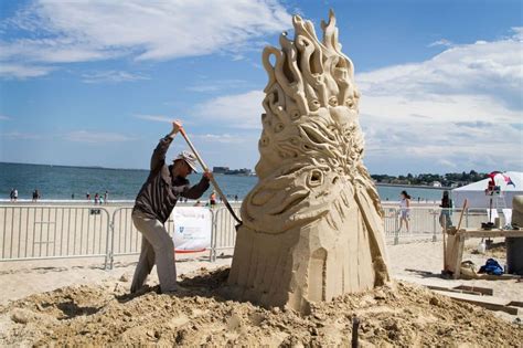 Revere Beach Sand Sculpture 2024 - Audra Candide