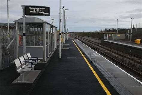 Inverness Airport railway station is officially opened