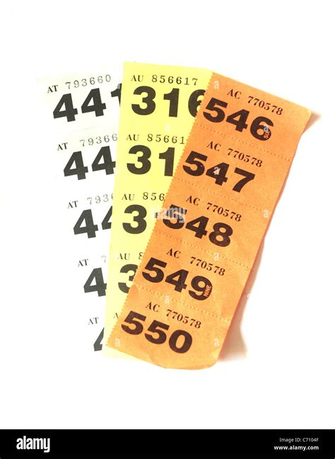 Raffle tickets ticket strip hi-res stock photography and images - Alamy