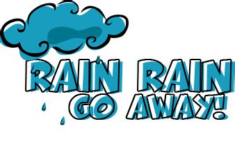 Go Away Rain Sticker for iOS & Android | GIPHY