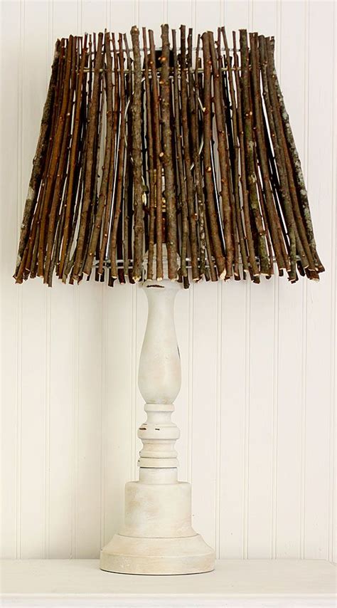 DIY twig lamp shade | Kendin yap aydınlatma, El yapımı ev dekorasyonu ...