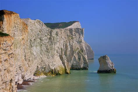 Beautiful English coastline Seaford East Sussex England uk with white ...