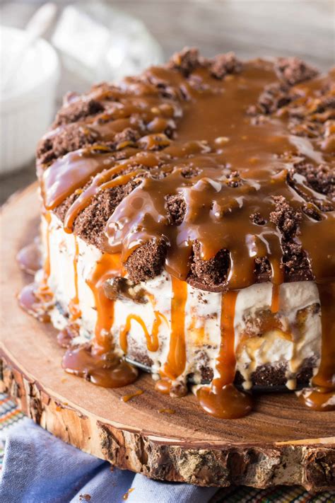 Salted Chocolate + Caramel Ice Cream Cake | Coley Cooks...