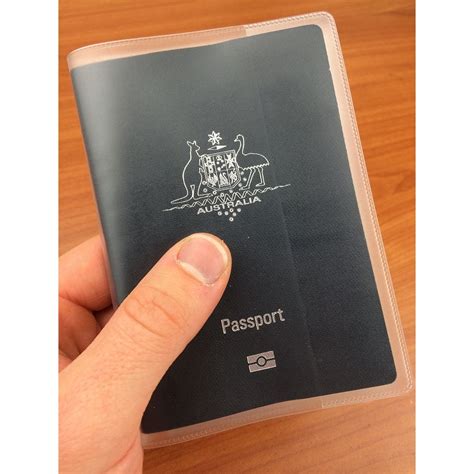 Matte Transparent Passport Cover Protector Travel Clear Holder ...