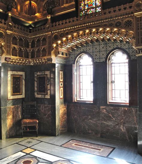 Cardiff Castle Interior, Cardiff, South Wales, by William Burges. Part ...