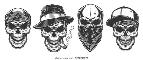 1,745 Mafia Skull Images, Stock Photos, and Vectors | Shutterstock