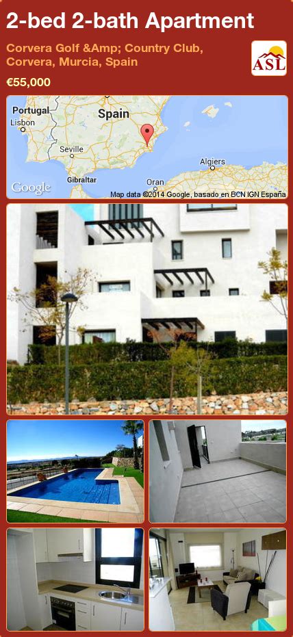 Apartment for Sale in Corvera Golf & Country Club, Corvera, Murcia, Spain with 2 bedrooms, 2 ...