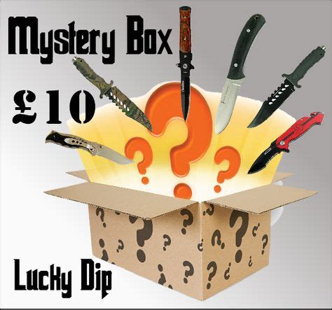 £10 Mystery Box | Mystery box, Knife, Mystery